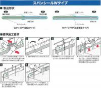 反応接着型止水板 スパンシール 10m W-0620PP・PPP|通販|建材、建築